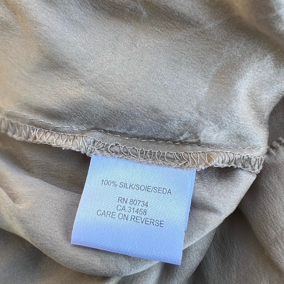 Vintage BCBG Maxazria Brown 100% Silk
Contrast Halter Midi Women Dress Size 8 - Picture 7 of 9